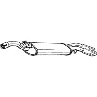 Bosal Endschalldämpfer 233-381