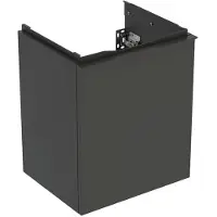 Geberit Handwaschbeckenunterschrank Acanto 1 Lade, Br. 45cm, lava matt / lava matt