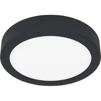 Eglo Fueva 5 Moderne Deckenleuchte in Schwarz Stahl Led Integriert 11W 3000K Ip20