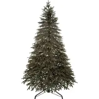 Springos Künstlicher Weihnachtsbaum Premium Fichte 240 cm Spritzguss 3D-Weihnachtsbaum Christbaum Rotfichte inkl. Metallständer