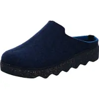 Rohde Damen Pantoffeln Hausschuhe Softfilz Foggia 6120, Größe:42 EU, Farbe:Blau
