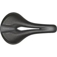 Terry Fisio Fahrradsattel Figura Gel Standard Max, Schwarz, Butterfly Exera Gel Damen, Standard