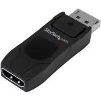 StarTech.com .com DisplayPort auf HDMI Adapter - 4K, DisplayPort, HDMI, Schwarz