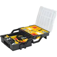Stanley Organizer Sortmaster Multilevel, Kasten für Kleinteile, Kunststoff, Schwarz, Transparent, 400 mm, 420 mm, 315 mm