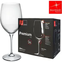 Bormioli Rocco Rocco 6er Pack Gläser n.6 Premium Große Gläser für Rotwein Weißwein Rosé Chardonnay 590 ml