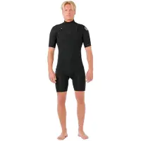 Rip Curl Dawn Patrol Spring 2/2 Mm Kurzarm-neoprenanzug Mit Reißverschluss Auf Der Brust