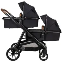 Qute Q-Twin Duowagen - Jeans Clay