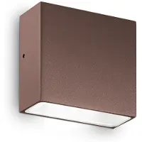 Ideal Lux Moderne Wandleuchte Tetris-1 Aluminium Kaffee 1 Licht 3W 3000K Warmes Licht