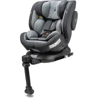 Osann Kindersitz Turai360 SL i-Size 40-105 cm, Reboarder-Kindersitz mit Isofix und Standfuß - Universe Grey