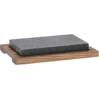 kela Grillplatte Country Grau 24 x 16 cm