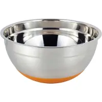 Kamille Schüssel 24 cm Edelstahl SILIKONBODEN