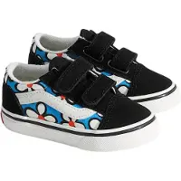 Vans kinderschuhe Old Skool V PAINTED FLORAL Bright Azure kind