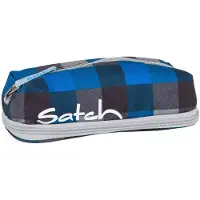 Satch PenBock SAT-PEN-001-911 Airtwist karo blau grau, Ergobag Farbe:911 Airtwist karo blau grau