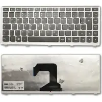 Lenovo Tastatur für IBM IdeaPad U410 Serie DE Rahmen Keyboard silber