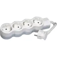 Legrand 4-fach Tischsteckdosenleiste Tischsteckdose Wandsteckdose mit oder ohne