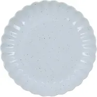 House Doctor Scallop Lunchteller, hellblau, 6er-Set