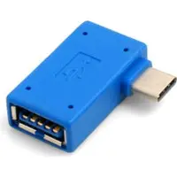 System-S OTG On the Go Host Adapter USB Typ C 3.1 gewinkelt auf 3.0 Typ A