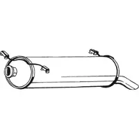 Bosal Endschalldämpfer 135-657