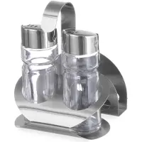 Hendi Menage-set Salz Und Pfeffer Edelstahl
