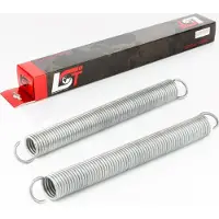 LST 2x Garagentorfedern 430mm 68 Windungen Zugfeder Garage Tor Feder verzinkt