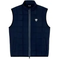 EA7 für Herren. 7M001512_AF21509 Premium-Schildweste M navy (M), Weiß, Lässig, Polyester, Ärmellos / Hosenträger, Marine