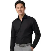 Seidensticker Businesshemd "Schwarze Rose", Damen, Gr. XL (44), normale Ärmellängen, schwarz, 100% Baumwolle, unifarben, slim fit, 2-Knopf-Manschette, Hemden Businesshemd, Slim 1/1 Kentkragen Uni