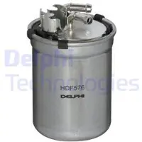 Delphi Kraftstofffilter 88mm Durchmesser 134mm Länge für SEAT SKODA VW OE-Nr. 6Q0 127 400 H