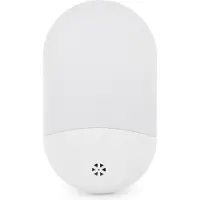 Entac Nachtlicht 0,7W WW, Stecker-Nachtlicht, Weiß, Kunststoff, Warmweiß, Kinderzimmer, Flur, IP20