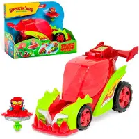 Magic Box Superthings Turbo Spinner Schurkenfigur Rot Kinder Rot One Size