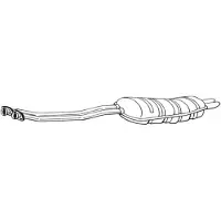 Bosal Endschalldämpfer 282-215