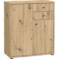 Freiraum Kommode Beistellschrank Standschrank Anrichte Holzschrank Schrank "Tembi VI" Artisan Eiche