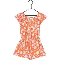 Name it Kurzoverall "NKFVINAYA PLAYSUIT FFF" Kunstfaser, elastischer Bund, Allover-Druck