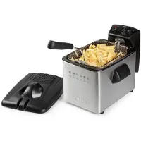 Domo DO465FR 4L 3000W Silberstahl Fritteuse