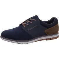 Bugatti Schnürhalbschuhe bequem in blau, Gr. 40