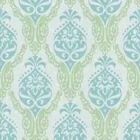 Mank Serviette Airlaid Doris in Grün-Blau, 40 x 40 cm, 50 Stück - Ornamente