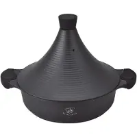ROYAL SWISS Tajine 32 cm – Marokkanischer Schmortopf – Aluminium – Induktion – Für alle Herdarten – Antihaftbeschichtung – .