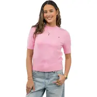 Tommy Hilfiger T-Shirt WW0WW49705 Hellrosa Slim Fit