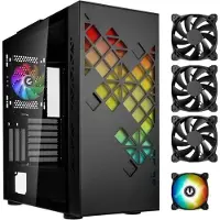 BitFenix ATX Semi-Tower Gehäuse Schwarz