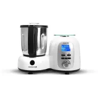 Kalorik SC HA 1020 intelligente Küchenmaschine - 1500 W - Edelstahlschüssel 2L - 10 Geschwindigkeiten - Timer - Weiß