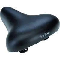 Selle Royal Touren-City-Sattel, Vollschaumpolsterung mit Zug- und Druckfedern, schwarz; 6594