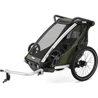Thule Chariot Lite Single Fahrradanhänger, Vintage Green