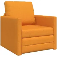 vidaXL Schlafsofa Dunkelgelb 74 x 77 x 81 cm Stoff