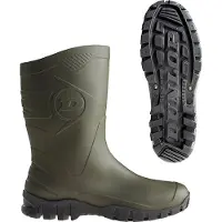 Kerbl Dunlop Halbhoher Stiefel Dee grün ohne Schutzkappe Größe 38