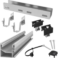 K2 Systems K2 Single Rail PV 0% MwSt §12 III UstG Unterkonstruktion 12 kWP Set