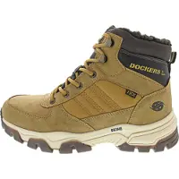 Dockers Winterboots BY GERLI, Herren, Gr. 44, braun (camel), Lederimitat, Textil, Schuhe Winterboots, Boots, Freizeitstiefel mit DOCK-Tex