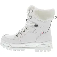 Rieker Schnür-,Zug-u.Schnallenstiefel in weiss/weiss kombi, Gr. 41