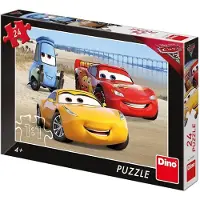 Dino Bikes DINO Puzzle Cars 3: Am Strand 24 Teile