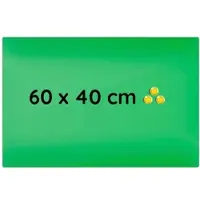 Steelboxx Glas Memoboard, 400 x 600 x 40 mm, grün