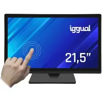 Iggual MTL21PX, 54,6 cm (21.5"), 1920 x 1080 Pixel, Full HD, 250 cd/m², Kapazitiv, 1000:1