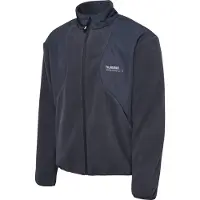 Hummel Hmlhybrid Fleece Jacket - ebony, Größe:XL
